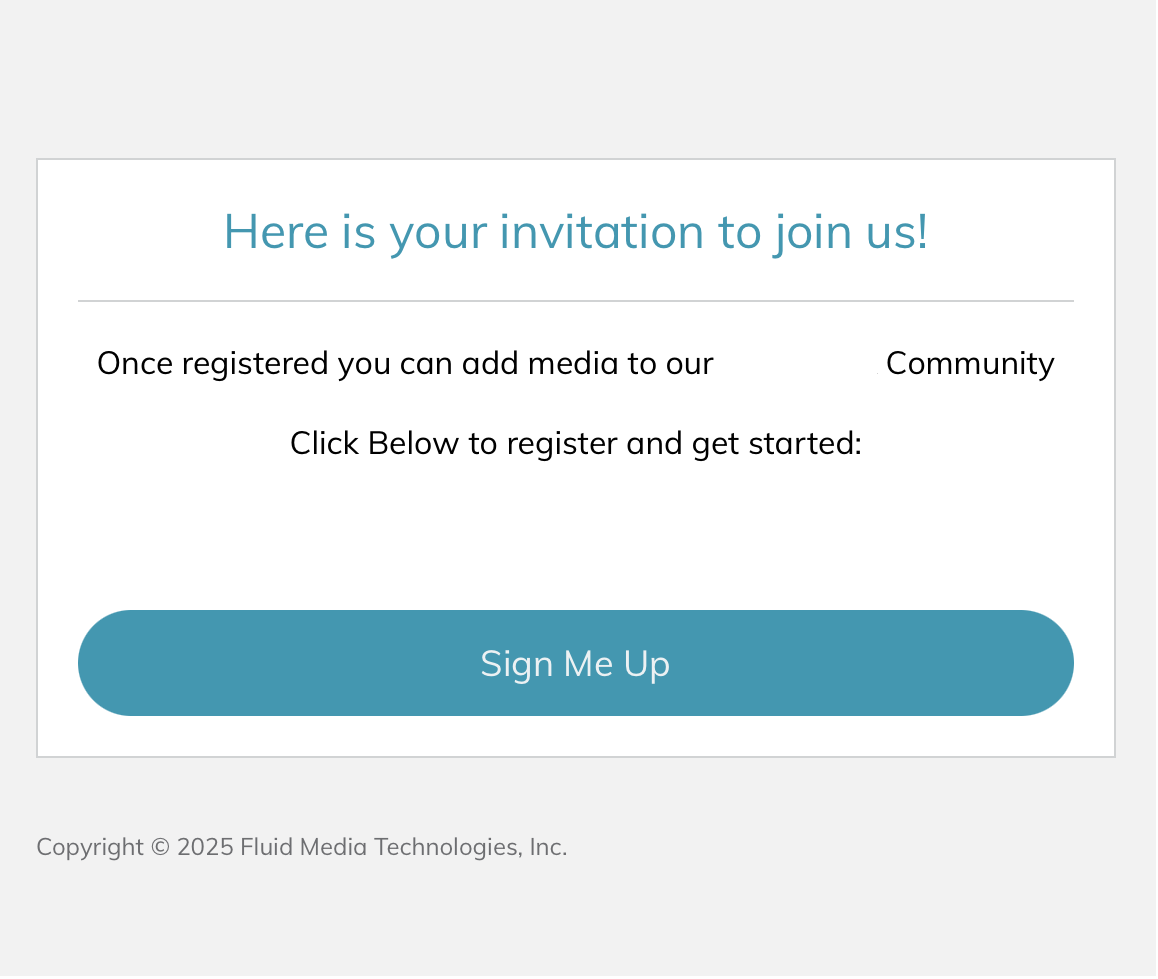 Yearbook Account Invitation Email