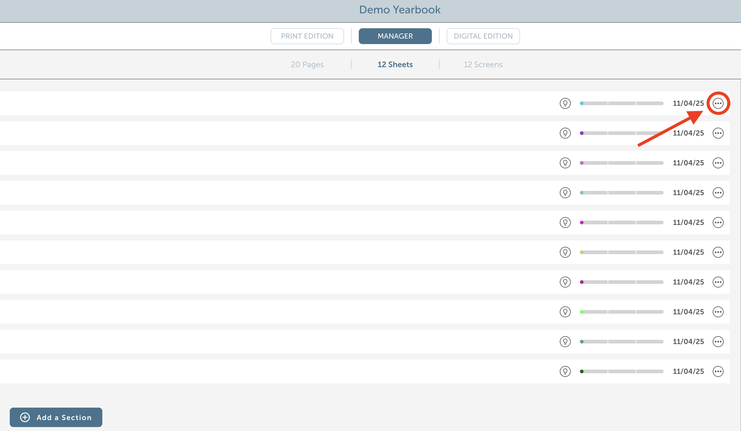 Assign Section