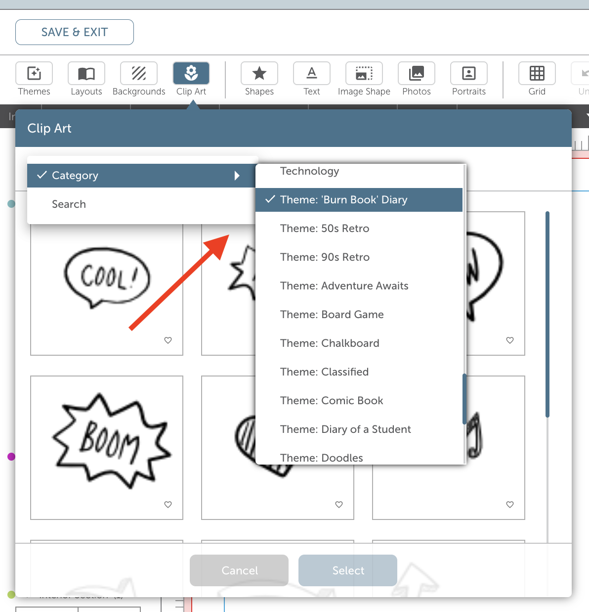 Clip Art Categories
