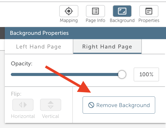 Remove Background Button