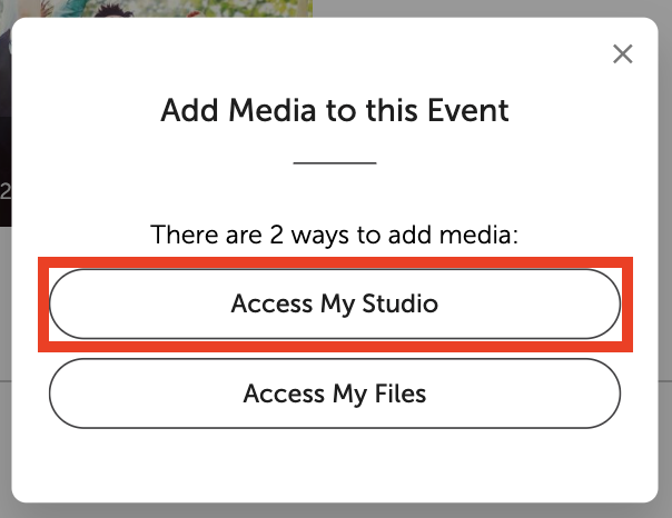 Access my Studio